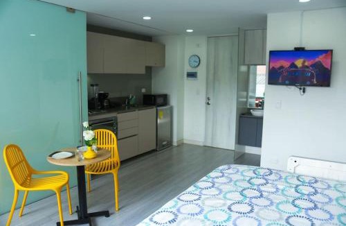 Chapinero Apartment | APTOTIV209 - Espectacular aparta estudio tipo loft - Chapinero - Wifi - TV
