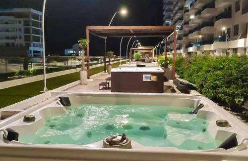 Pozos Colorados Apartment | Apartamento Encantador Samaria Club de playa, 3 alcobas 6 personas Playa Privada Considerar manillas de club de playa