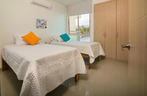 Covenas Apartment | Magico Apartamento Frente al Mar 3 Habitaciones AR33