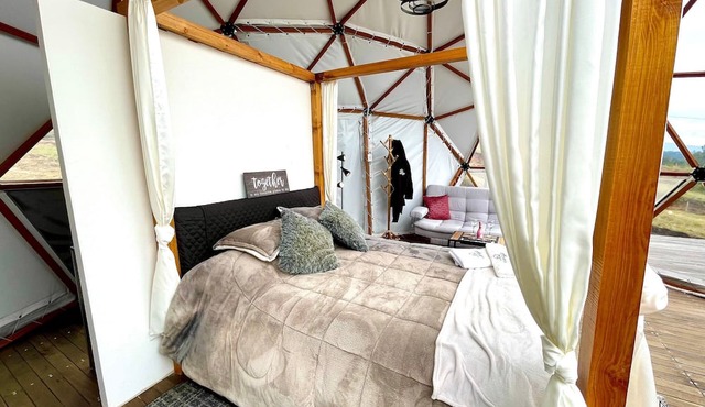 Glamping Spa con vista embalse de Tominé