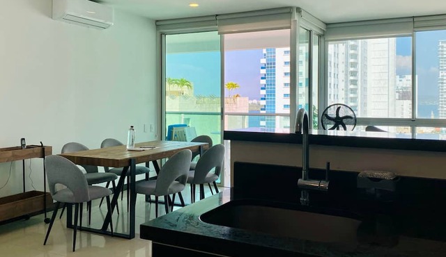 Wonderful 2BR With Impressive View in Cartagena