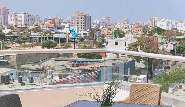 Cozy double loft type apartmen, with balcony in Barranquilla