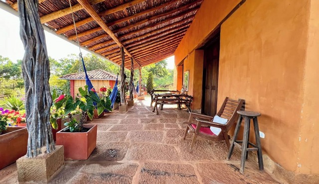 Casa upa con Piscina Climatizada in Barichara