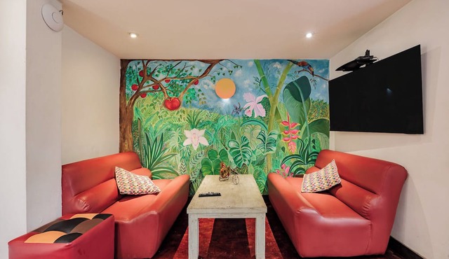Casa del Reloj EDEN-2 Suites-2 Indoor Patios, Kitchen, Dining Room, Living Room