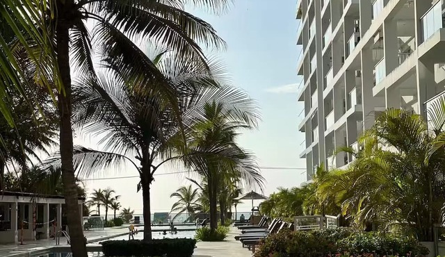 Modern Beach Apartment - Beach Access - Pool in Cartagena de Indias
