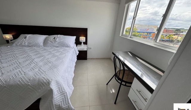 Charming 1-bedroom apartment in brilliant Villanueva with WiFi, AC