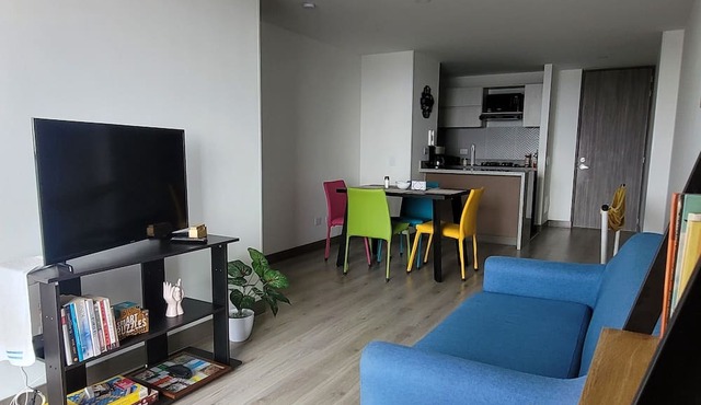 Enchanting 2-bedroom apartment with WiFi in Bogotá in Bogotá