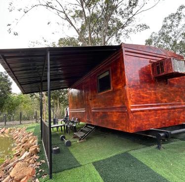 Cabaña Rodante Glamping en mesa de los santos in Los Santos