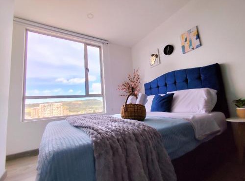 Apartamento Blue con chimenea al norte de Tunja y parqueadero gratis in Tunja