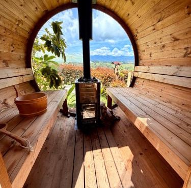 Manzanito - Cabaña de Guadua Privada con Sauna in Filandia