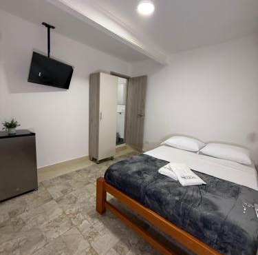Apartaestudio grupal privado dentro de hotel in Medellín