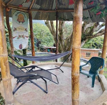 Café y sueños Cabaña Jacuzi externo