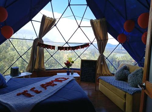 Glamping blue. in Guatavita