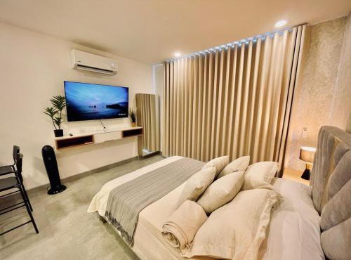 Apartamento con vista al mar y acceso a la playa in Santa Marta