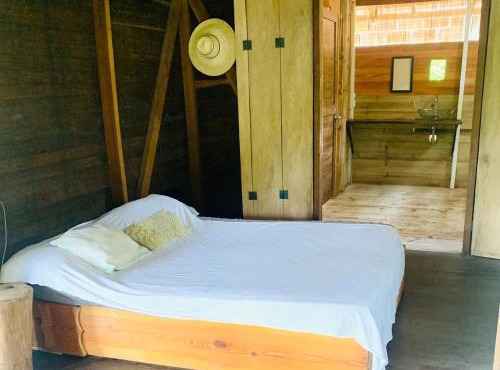 Una Habitación baño privado Casa Mango in Zapzurro