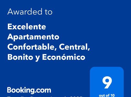 Excelente Apartamento Confortable, Central, Bonito y Económico