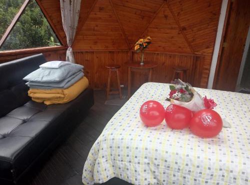 Glampin la esperanza vista al embalse