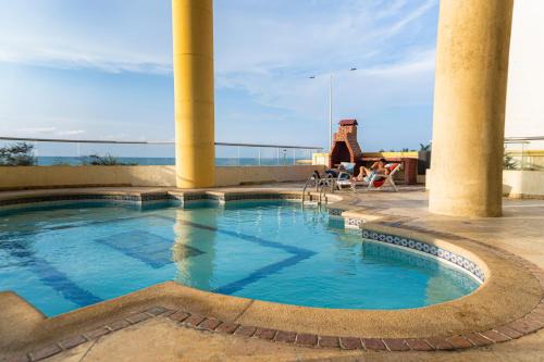 Apartamento frente al mar, vista al centro de Cartagena in Cartagena de Indias