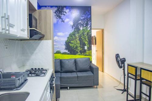 Apartamento 2 Alcobas estadio NUEVO WIFI - PARKING
