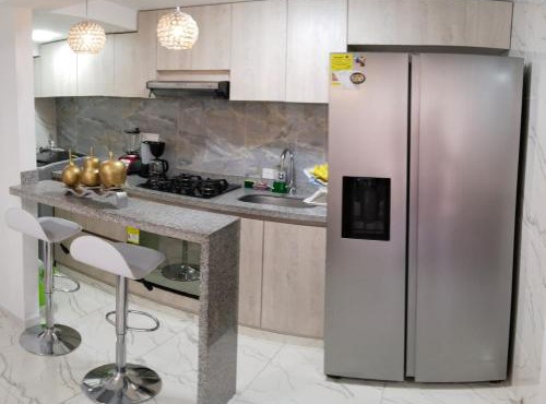 T11 Moderno apto con aire , en conjunto con piscina