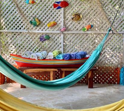 Casita Caribe en reserva natural, playa privada, kayaks, wifi, aire acondicionado