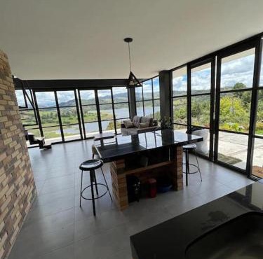 Bella construcción con la mejor vista del Sisga in Suesca